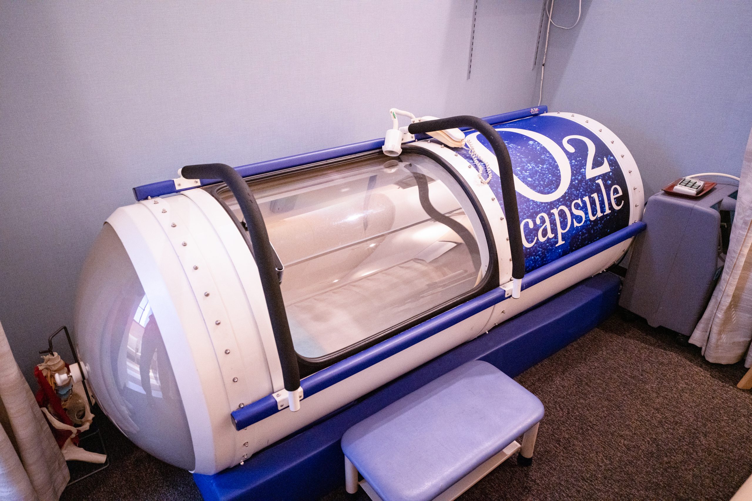 酸素カプセル、松戸